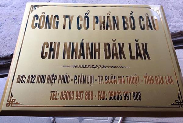 Làm Biển Hiệu Công Ty HCM
