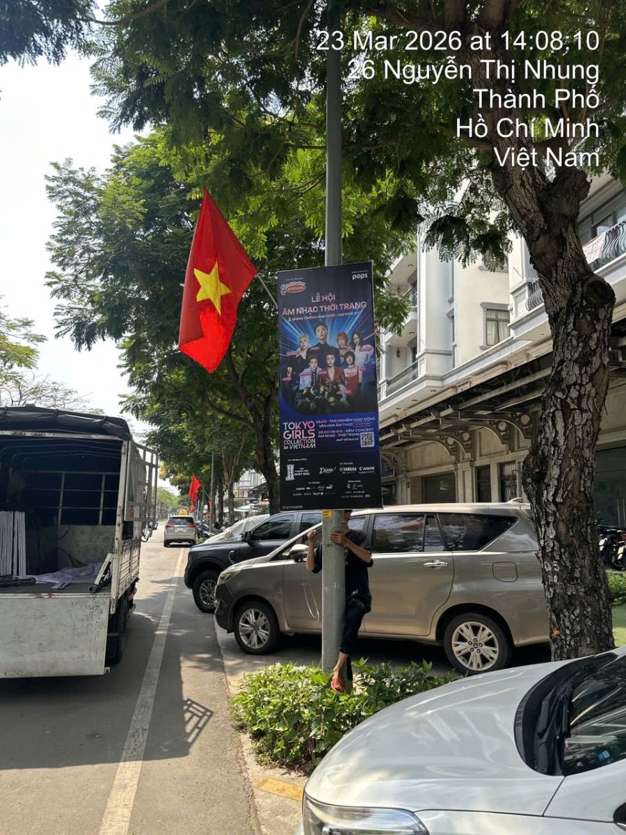 Treo cờ phướn Quảng Trị 
