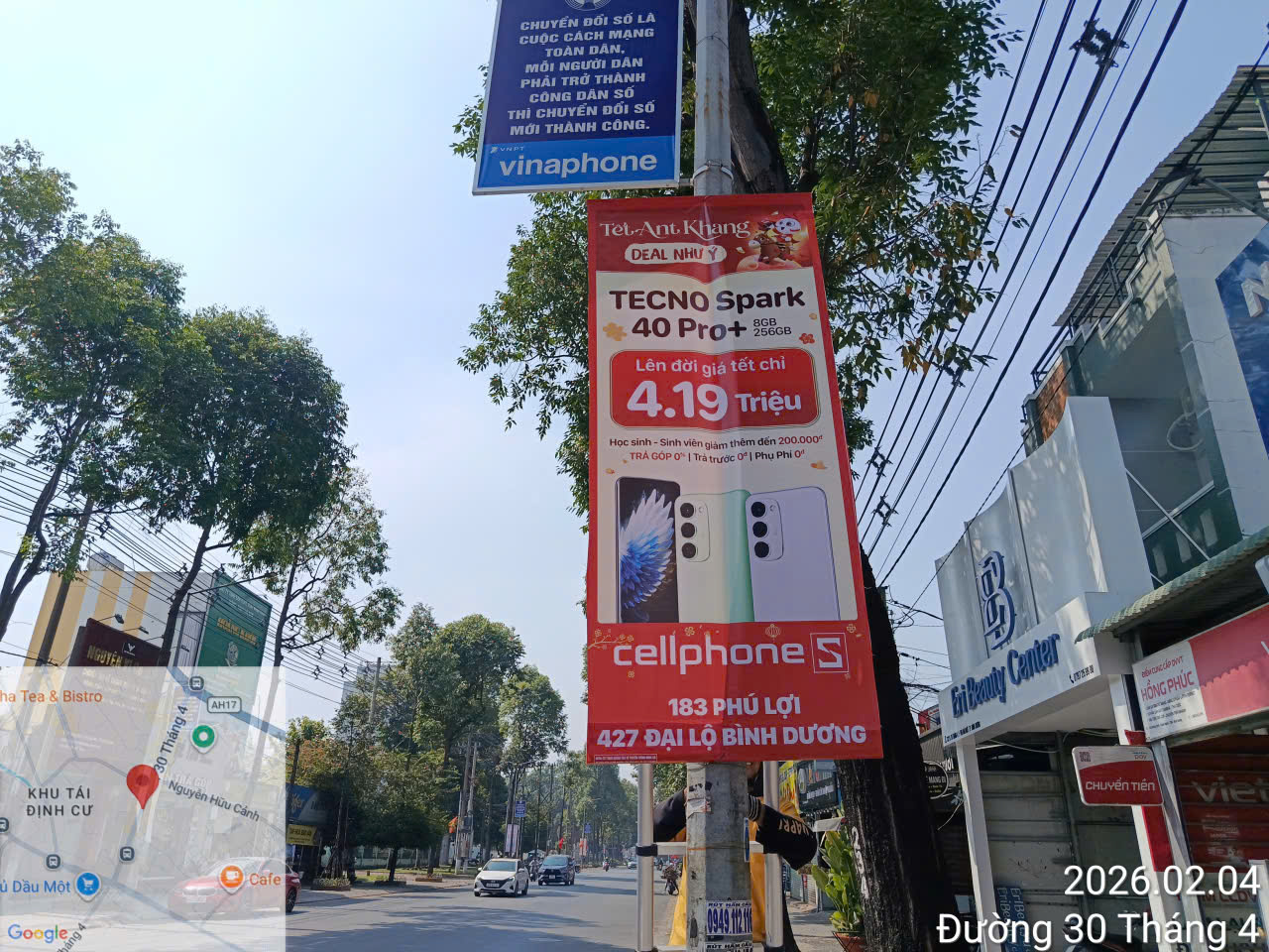 Treo băng rôn Phú Thọ quảng cáo