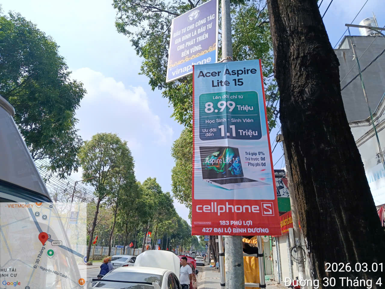 Thi công treo cờ phướn Phú Nhuận