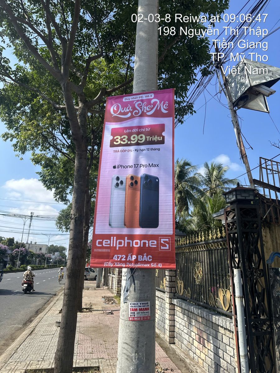 Thi công treo cờ phướn Gò Vấp