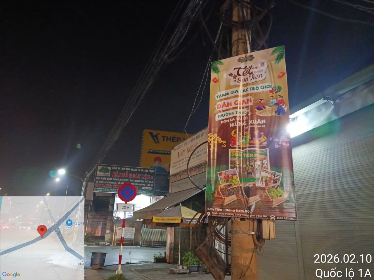 Treo cờ phướn Lai Châu thực tế
