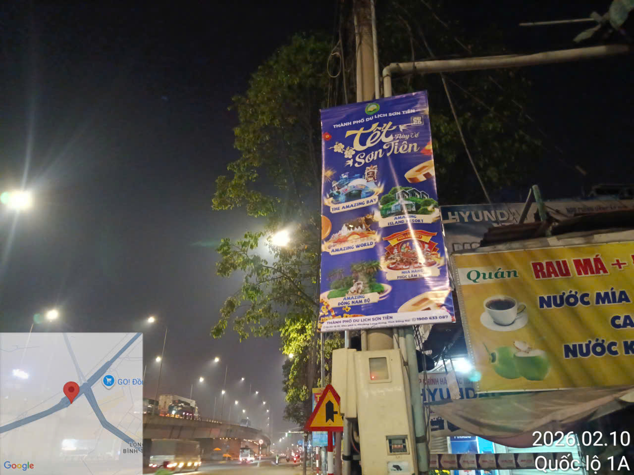 Treo cờ phướn Tuyên Quang thực tế