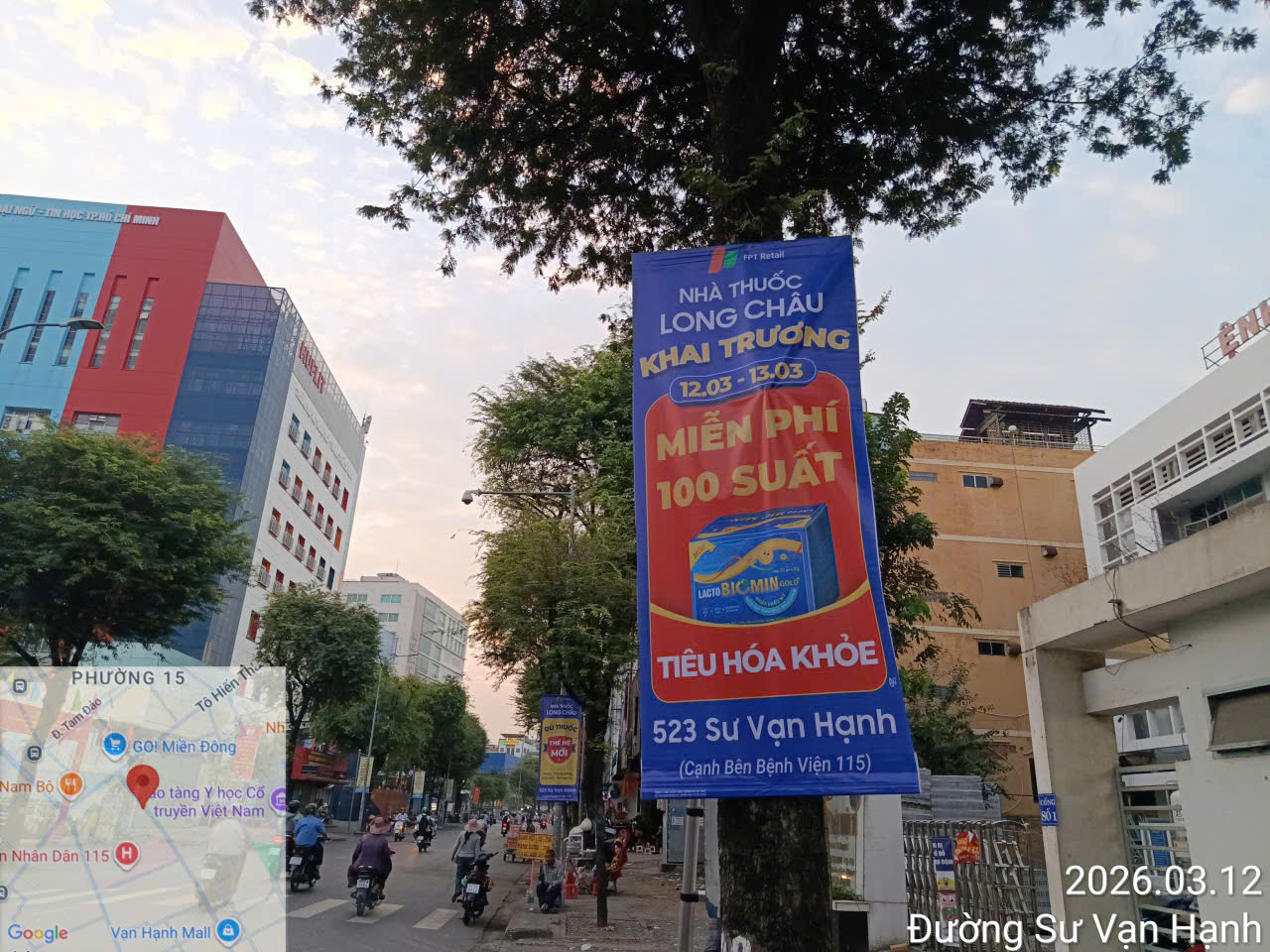 Thi công treo băng rôn Quận 1 quảng cáo ngoài trời