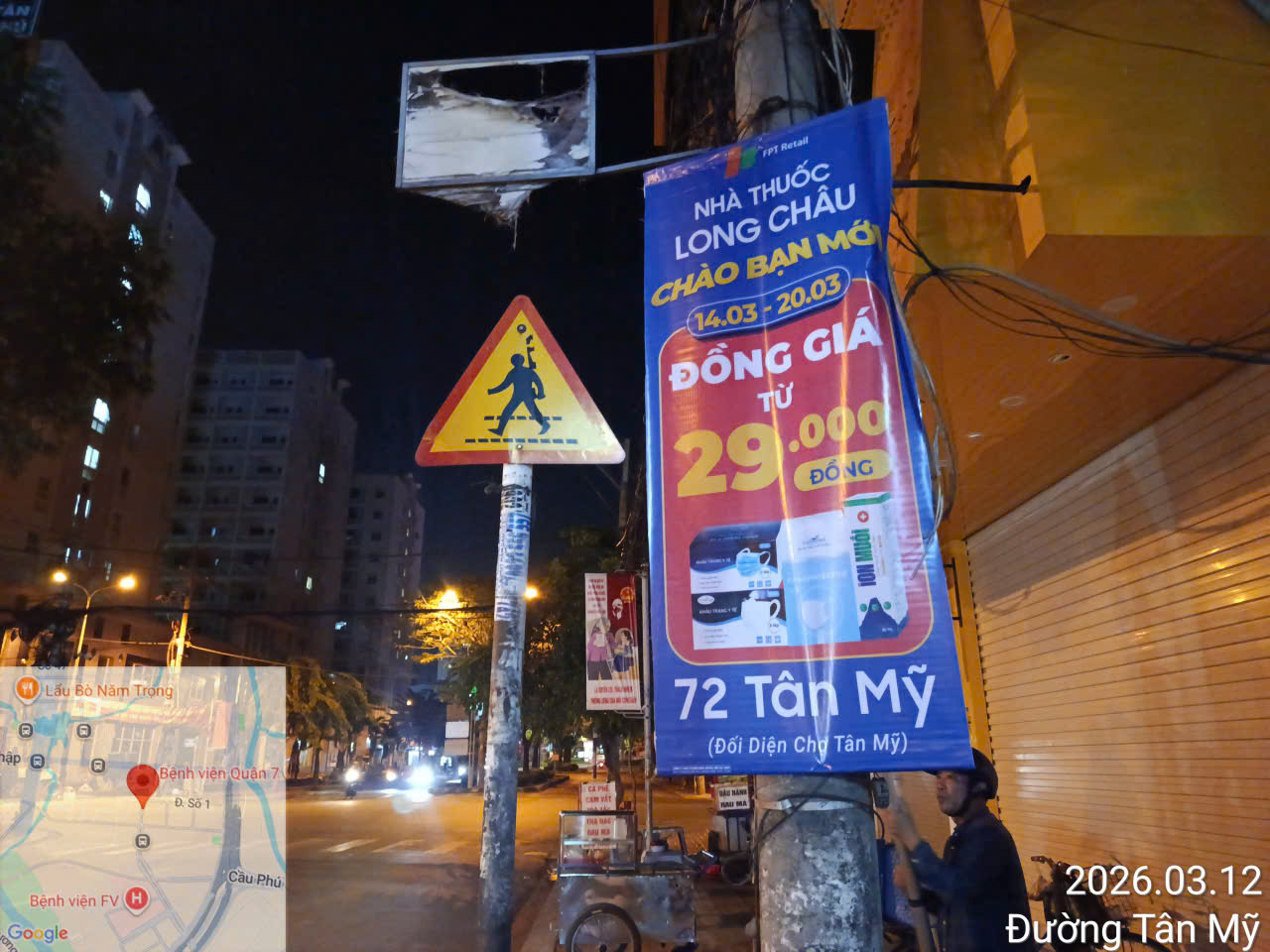 Treo Phướn & Băng Rôn tại 72 Tân Mỹ Quận 7
