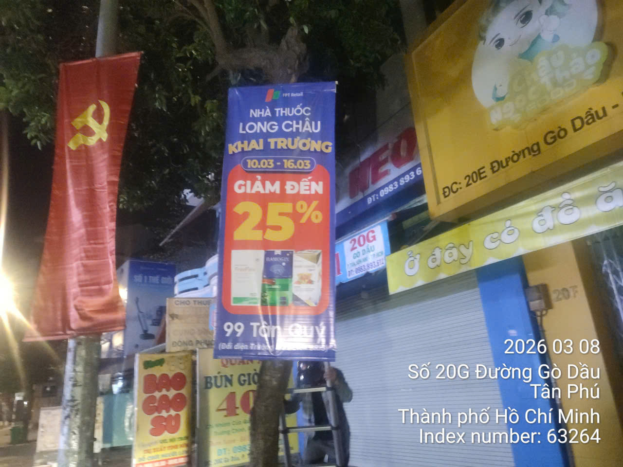 Treo Phướn & Băng rôn 99 Tân Quý, Tân Phú, TPHCM