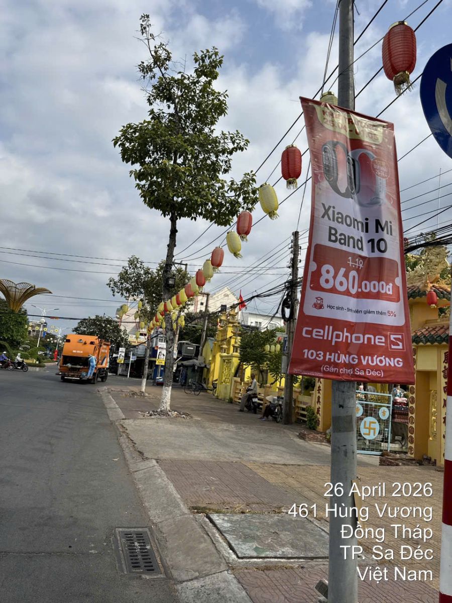 Thi công treo cờ phướn Quận 11