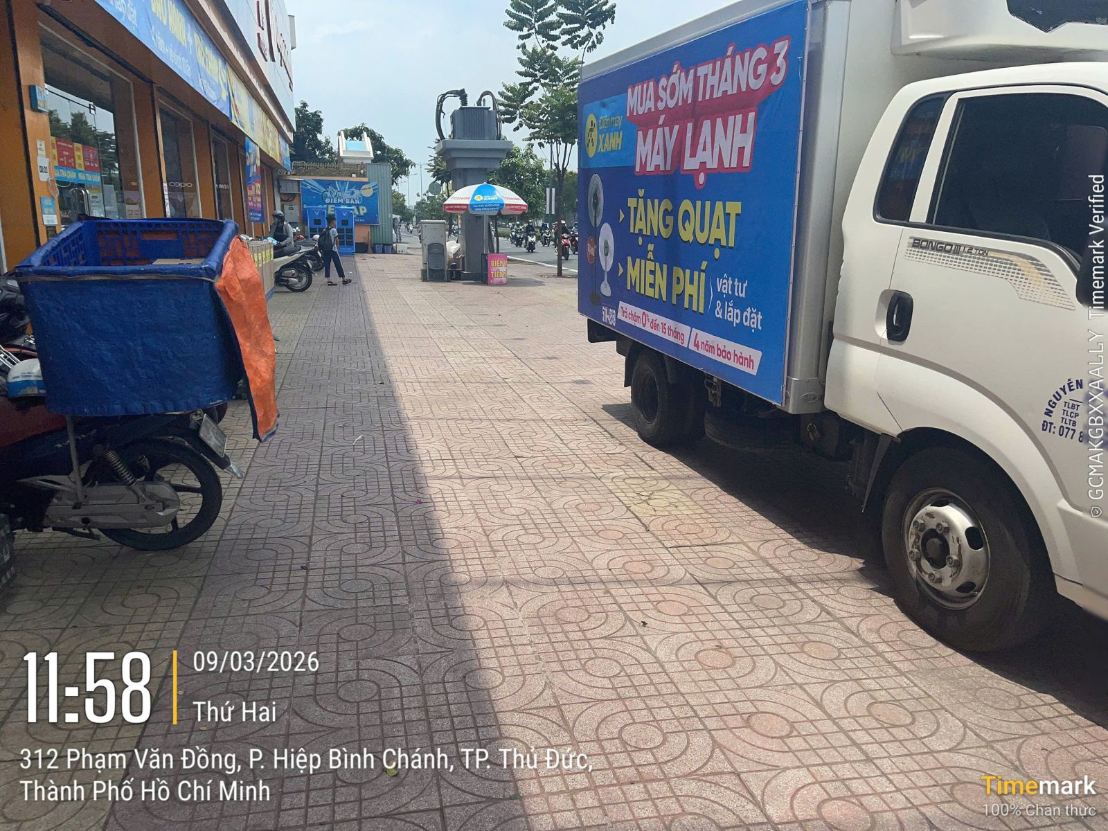 To chuc roadshow long an quang cao taxi xe tai