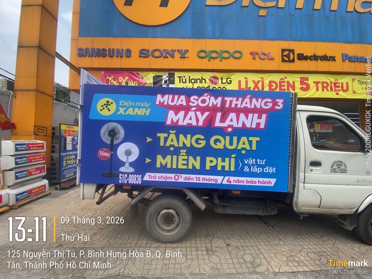 Roadshow xe tải cho Thế Giới Di Động