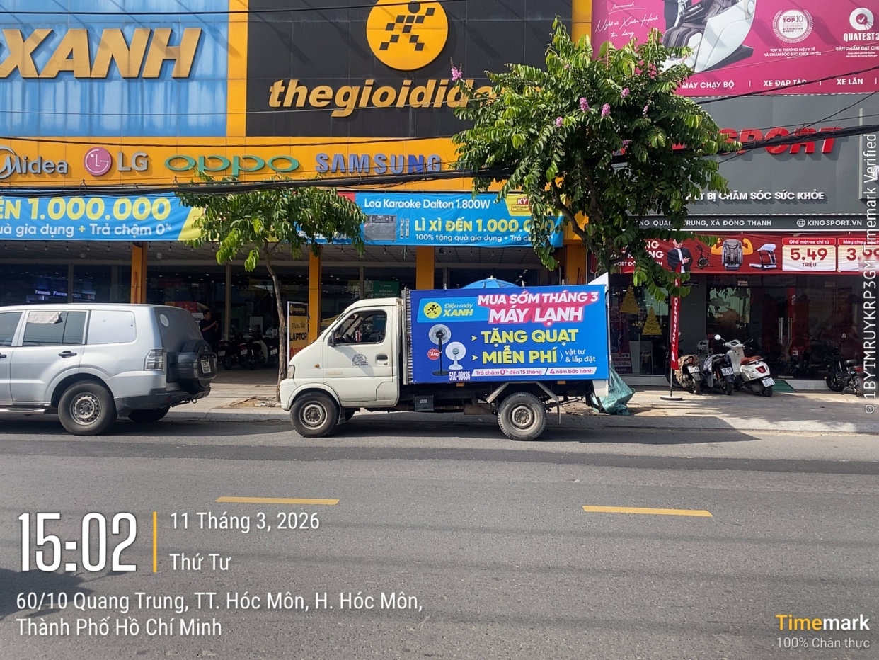 Thuê roadshow vĩnh long quảng cáo taxi xe tải