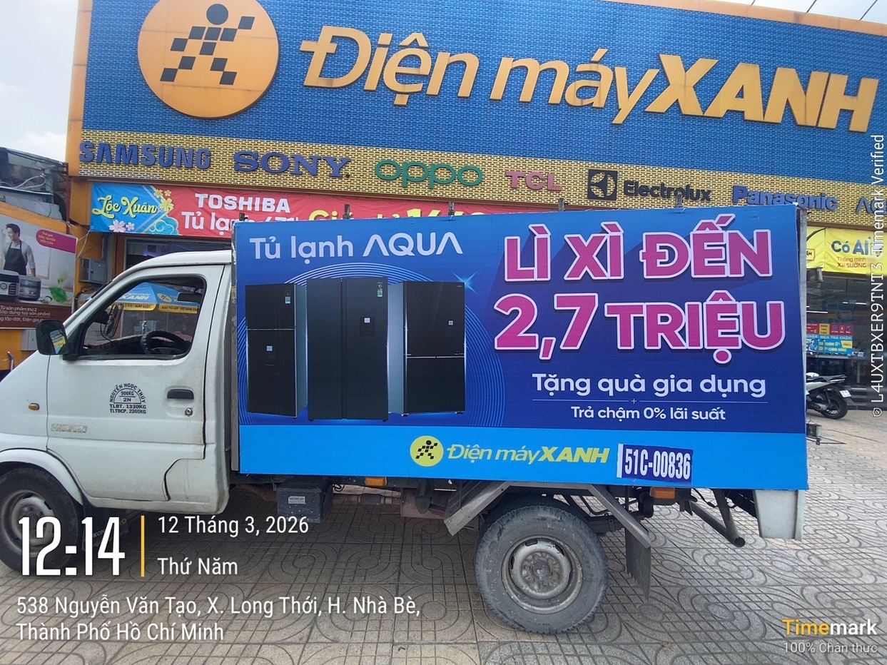 roadshow an giang quảng cáo taxi xe tải