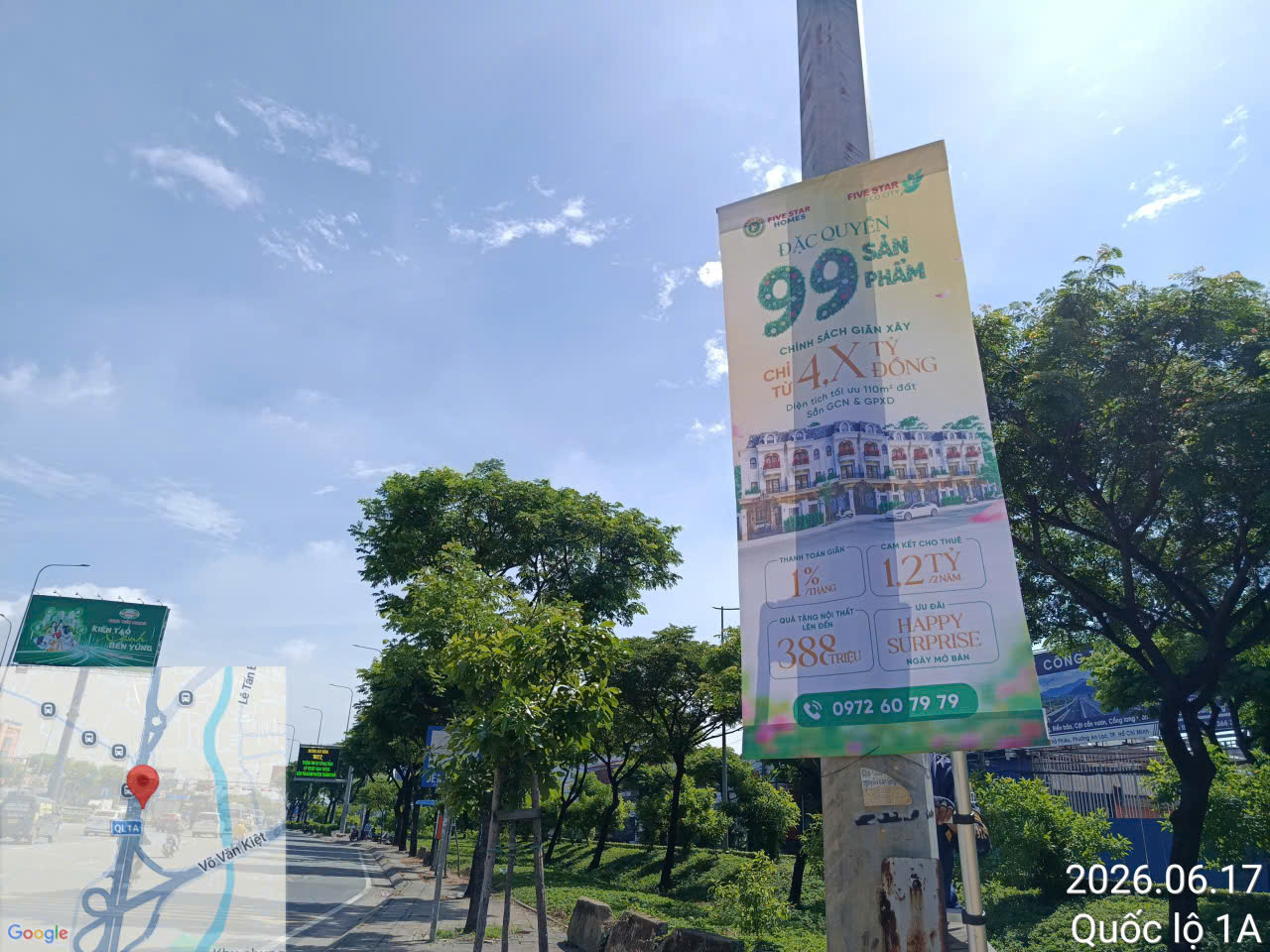 Treo cờ phướn khai trương