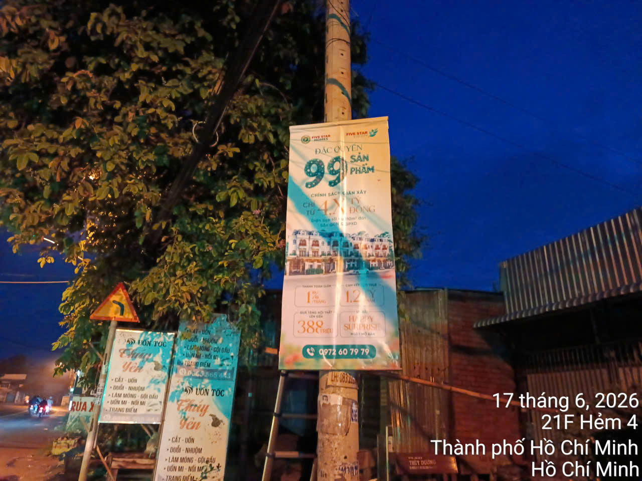 Báo giá treo phướn quảng cáo ngoài trời mới nhất 2026