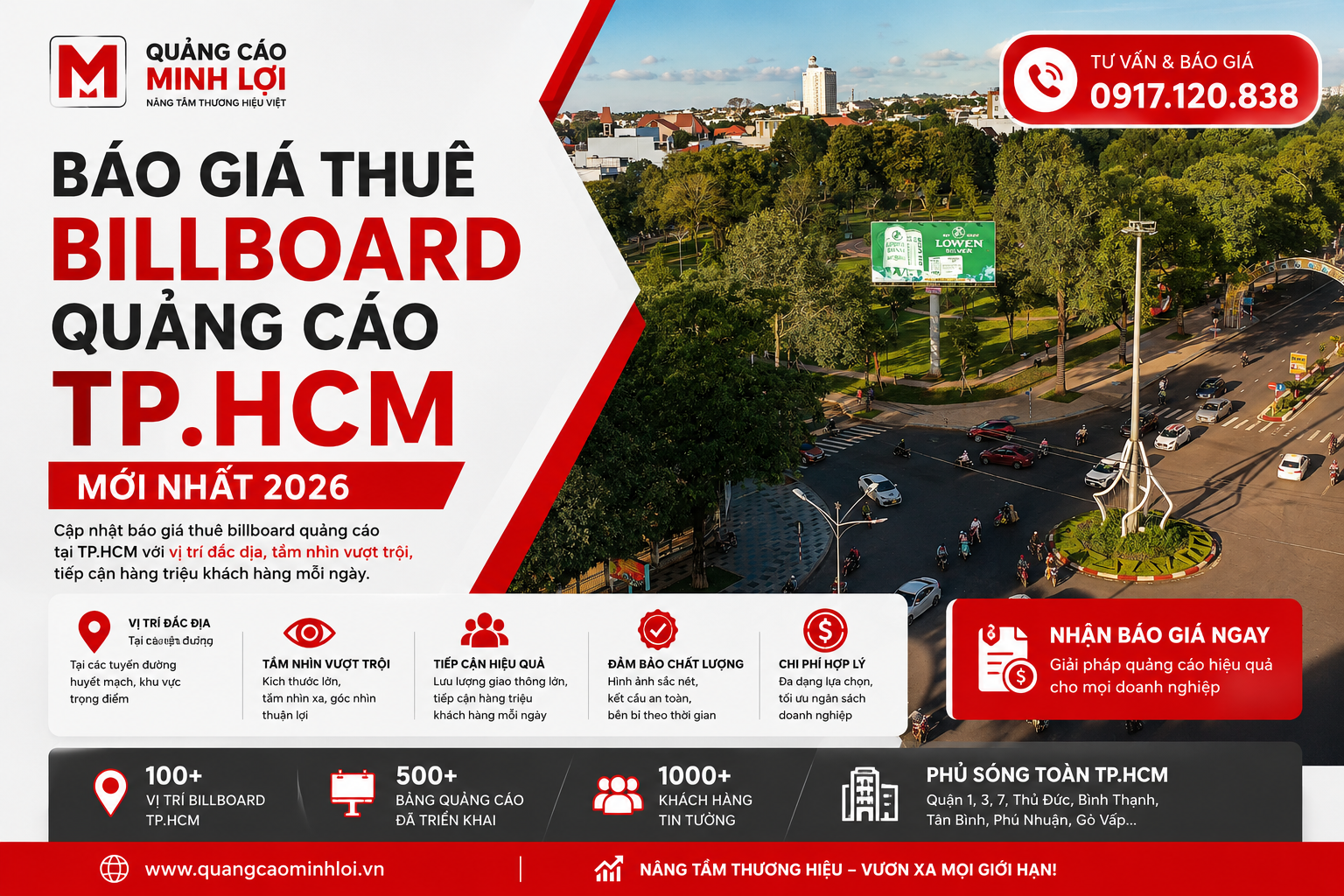 Báo giá thuê billboard quảng cáo tphcm
