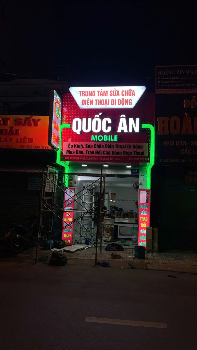 biển hiệu alu chữ nổi